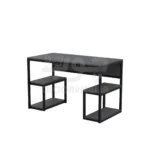 خرید میز تحریر و کامپیوتر پایه فلزی با قفسه دو طرفه A003 - تصویر 5