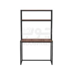 میز تحریر و کامپیوتر پایه فلزی با قفسه بالا A005