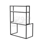 خرید میز تحریر و کامپیوتر پایه فلزی با قفسه بالا A005