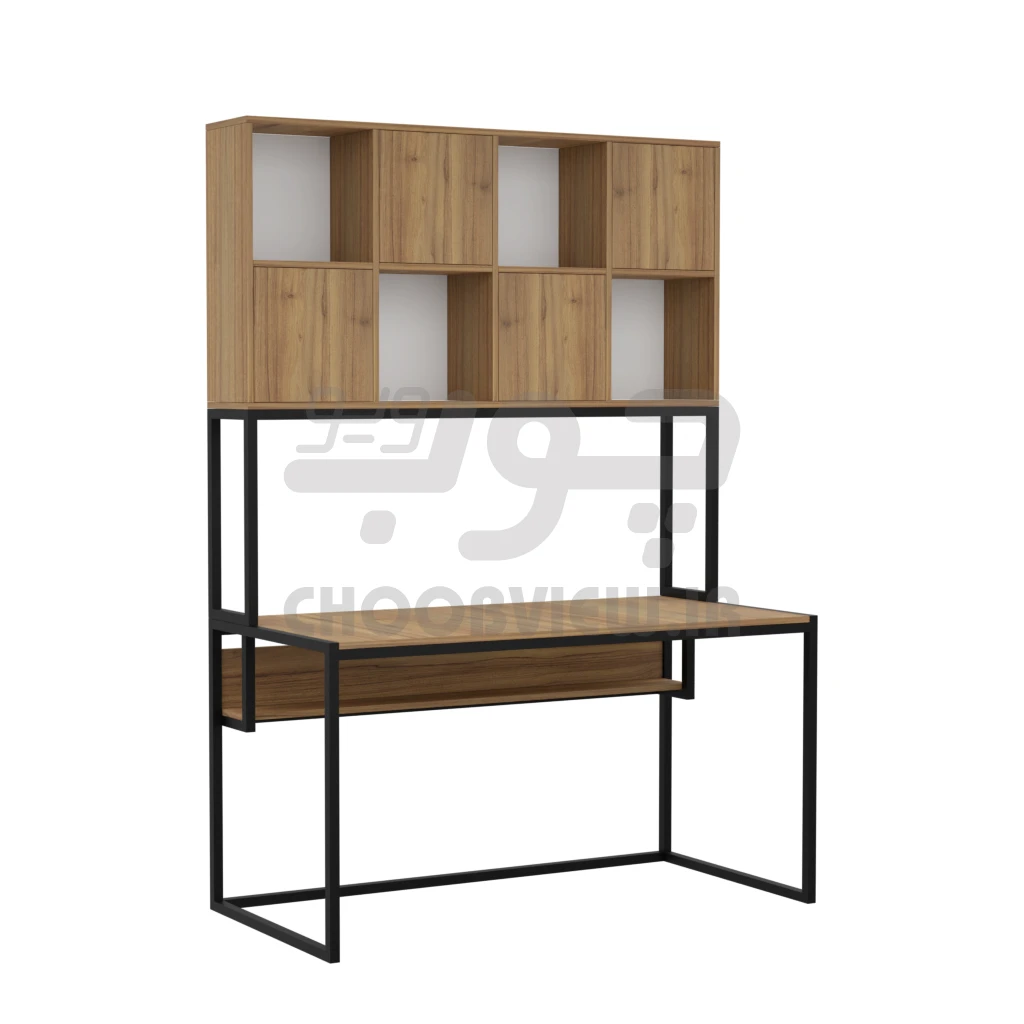 میز کامپیوتر کتابخانه دار