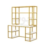 میز تحریر مدرن کتابخانه‌دار مناسب منزل و دفتر