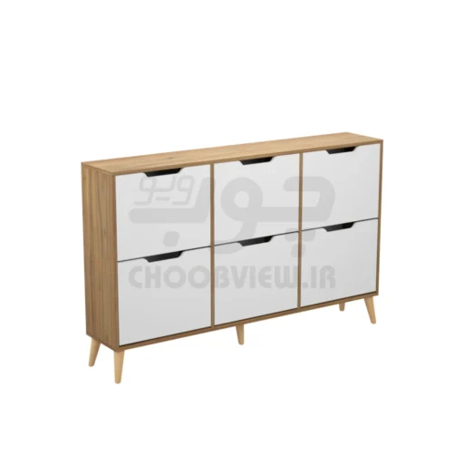 جاکفشی شش طبقه پایه‌دار C107