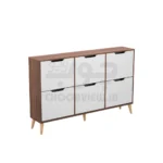 جاکفشی شش طبقه پایه‌دار C107 - تصویر 3