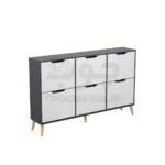 جاکفشی شش طبقه پایه‌دار C107 - تصویر 4