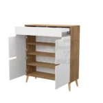 جاکفشی چهار درب کشودار پایه‌دار C113 - تصویر 2