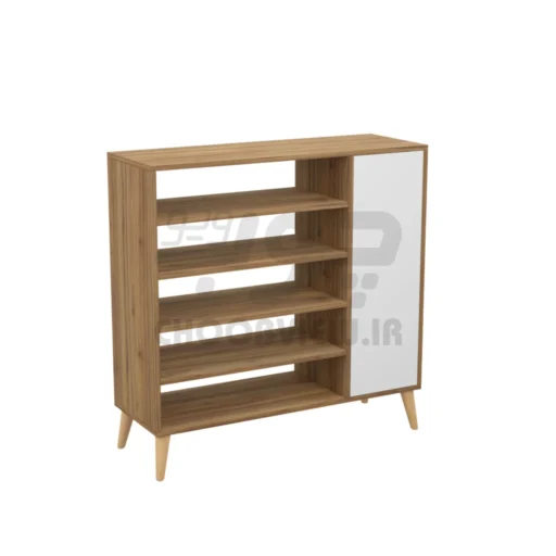 جاکفشی کنسولی تک درب پایه چوبی C120