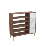 جاکفشی کنسولی تک درب پایه چوبی C120 - تصویر 3