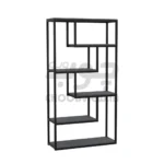 کتابخانه پایه آهنی طرح دار