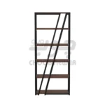 کتابخانه پایه فلزی طرح مدرن ورق دوبل B004