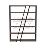 کتابخانه پایه فلزی طرح مدرن ورق دوبل B004