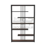 کتابخانه پایه فلزی طرح مدرن 7 طبقه B006