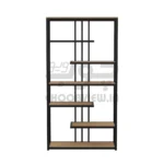 کتابخانه پایه فلزی طرح مدرن 7 طبقه B006