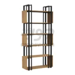 کتابخانه پایه فلزی طرح لوکس 6 طبقه B008 - تصویر 2