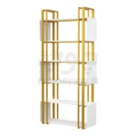 کتابخانه پایه فلزی طرح لوکس 6 طبقه B008 - تصویر 6