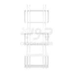 کتابخانه پایه فلزی طرح لوکس 6 طبقه B008 - تصویر 5